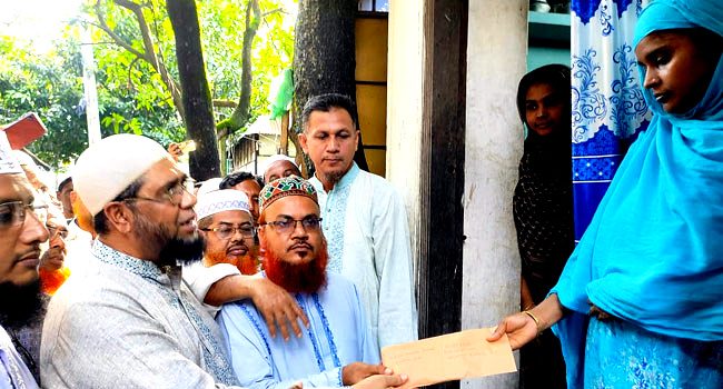 মুন্সীগঞ্জে প্রতি শহিদ পরিবারকে ১ লাখ টাকা করে অনুদান জামায়াতের