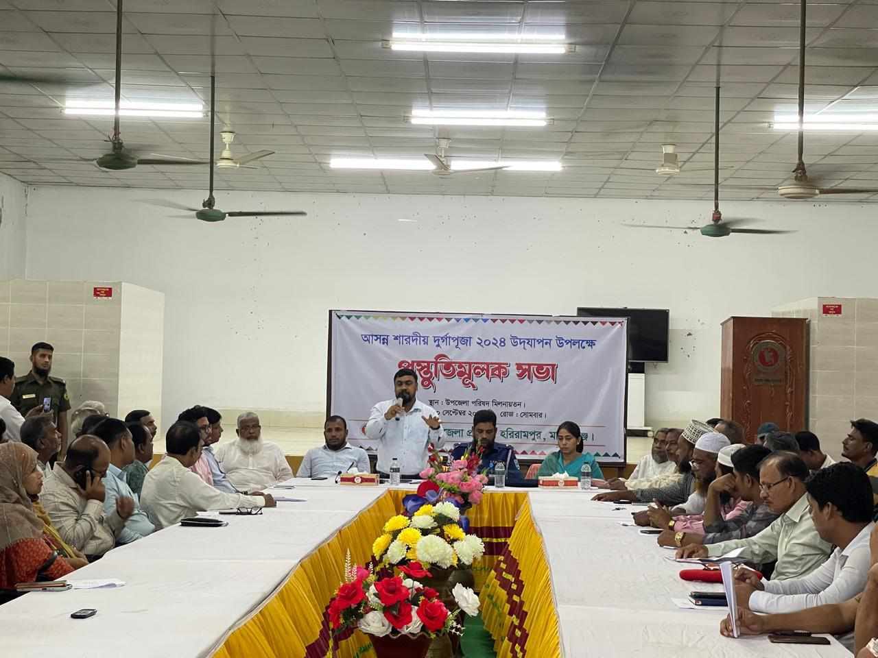 মানিকগঞ্জে দূর্গা পূজায় মাদক জুয়া নিষিদ্ধ -শাহরিয়ার রহমান