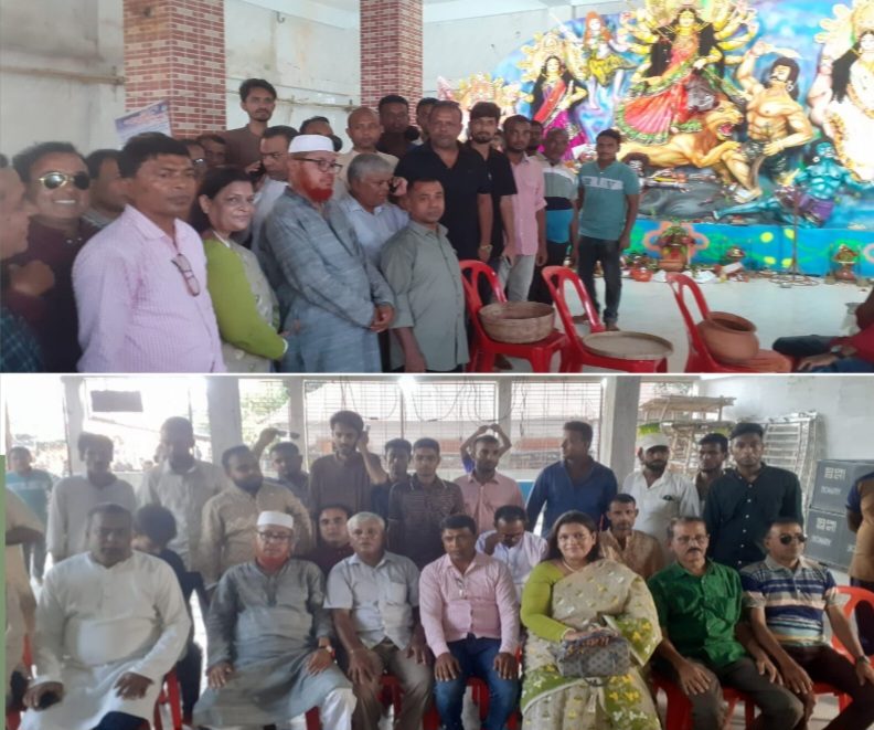 মহা অষ্টমীর দিনে মণিরামপুরে বিভিন্ন পূজামন্ডপ পরিদর্শন করলেন বিএনপি নেতা মুছা ও তপতি রাণী