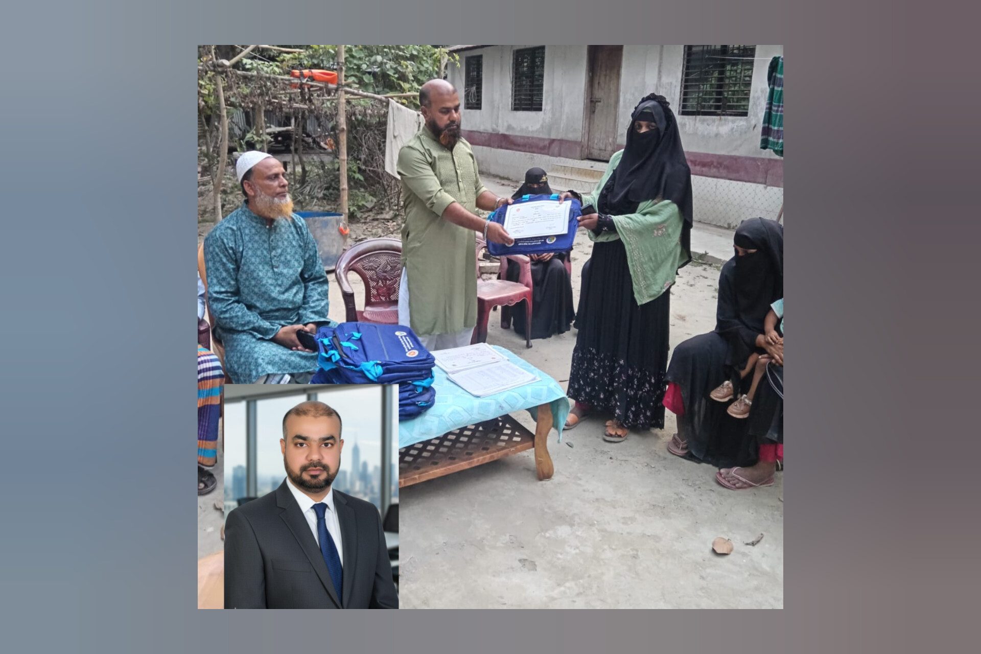 কামারখাড়ায় ৪৬৯ হতদরিদ্র পরিবারের উন্নয়নে নিরলস কাজ করছেন এলএফএফ কাজী এনামুল হক হাসান